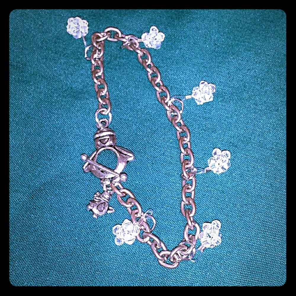 ✨ Snowball penguin Christmas winter bracelet